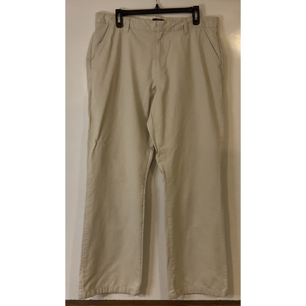 Vtg Y2K OshKosh Ribcage Women 14R Canvas Chino 100% Cotton Boot Cut Pants